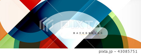 Vector circular abstract background 43085751