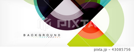 Vector circular geometric abstract background Vector circular geometric abstract background 43085756