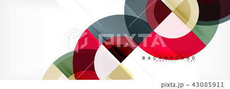Vector circular abstract background Vector circular abstract background 43085911