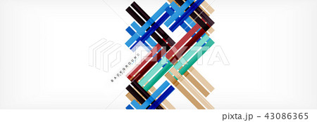 Line abstract background, vector modern template 43086365
