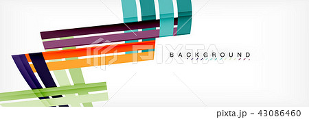 Color stripes and lines, geometric abstract background Color stripes and lines, geometric abstract background 43086460