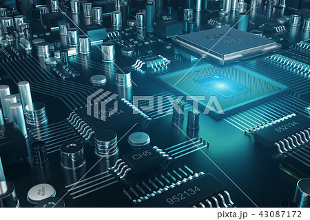 Circuit board. Technology background. Central Computer Processors CPU concept. Motherboard digital Circuit board. Technology background. Central Computer Processors CPU concept. Motherboard digital 43087172