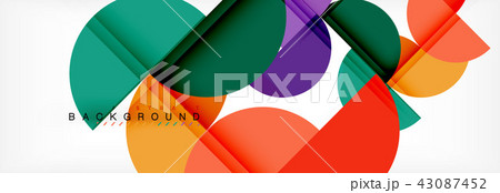 Circle abstract background, geometric illustration Circle abstract background, geometric illustration 43087452