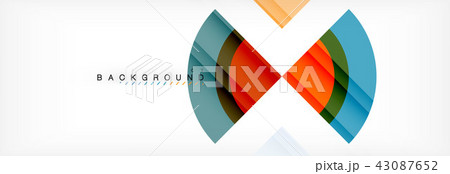 Vector circular geometric abstract background Vector circular geometric abstract background 43087652