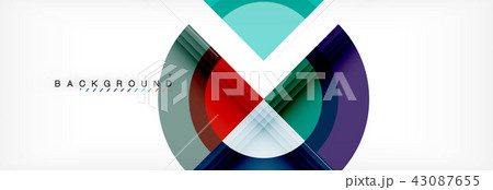 Vector circular geometric abstract background Vector circular geometric abstract background 43087655
