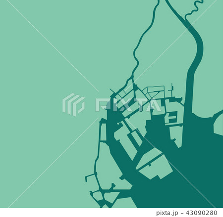 東京ベイエリア(東京湾周辺) 白地図 東京ベイエリア(東京湾周辺) 白地図 43090280