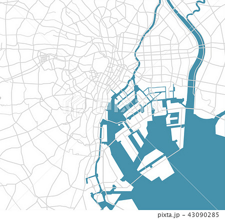 東京ベイエリア(東京湾周辺) 道路マップ 東京ベイエリア(東京湾周辺) 道路マップ 43090285
