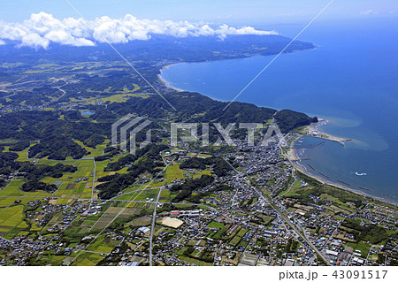 房総半島と東京湾／Aerial view、2018.8撮影 43091517