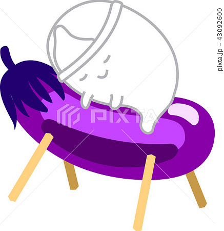 精霊馬　お盆　イラスト 43092600