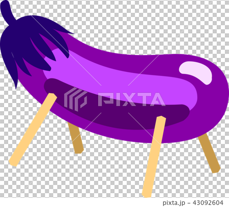 精霊馬　お盆　イラスト 43092604