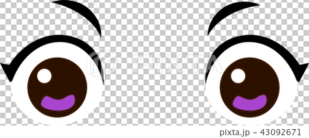 動漫風格的眼睛萌圖片部分 43092671
