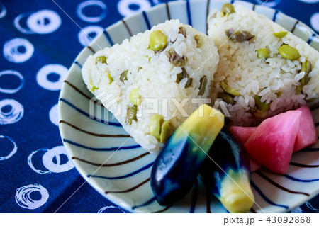 だだちゃ豆のおにぎり 43092868