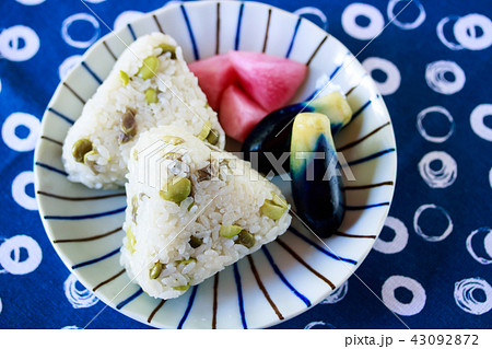 だだちゃ豆のおにぎり 43092872