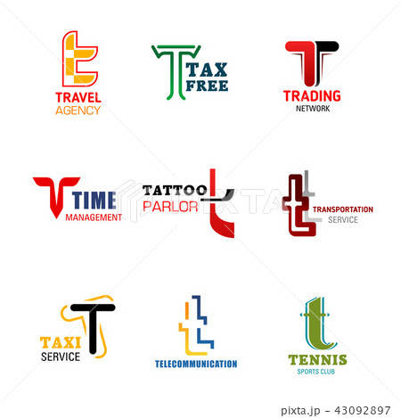 Brand identity and business company T letters Brand identity and business company T letters 43092897