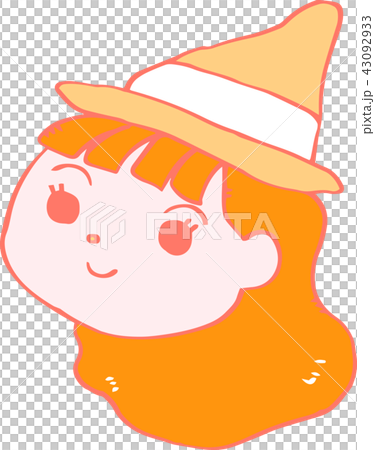 Witch Halloween face material 43092933