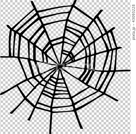 クモの巣 ハロウィン 素材のイラスト素材