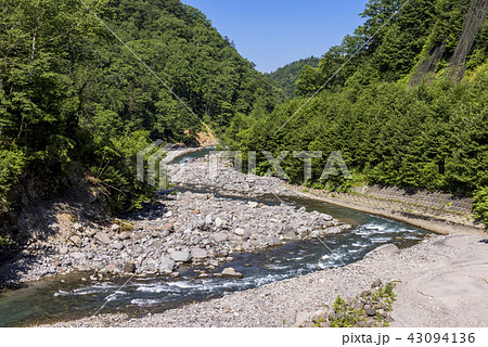 天人峡の美しい流れ 43094136