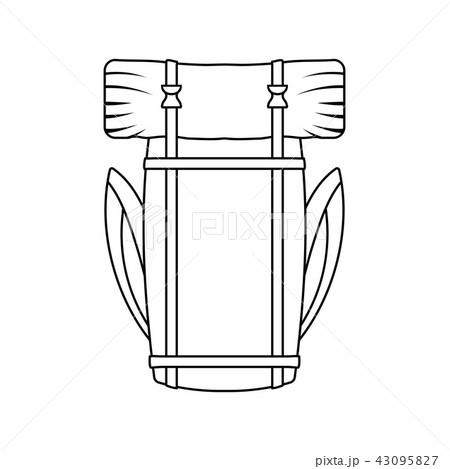 Icon of camping backpack 43095827