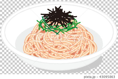 たらこ　パスタ 43095863