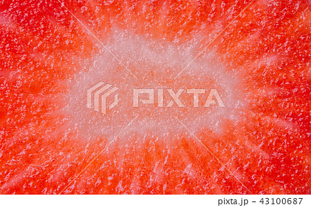 Texture of strawberry inside closeup. Texture of strawberry inside closeup. 43100687