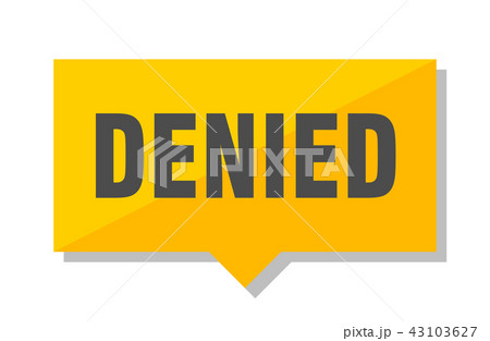 denied price tag denied price tag 43103627