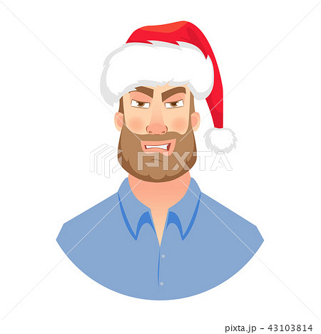 Face of man with beard 43103814
