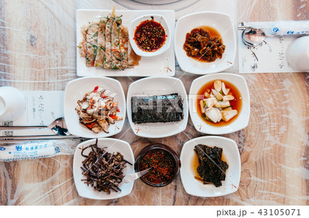 Buchimgae Pajeon Korean pancake, Kimchi side dish 43105071