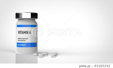 ビタミンA　サプリメント 右コピースペース 43105242