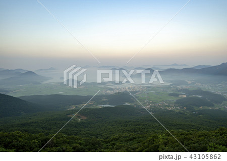風景 空 鶏龍山 43105862