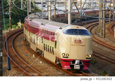 寝台特急サンライズ瀬戸・サンライズ出雲（285系）　東海道本線　横浜～戸塚 43106302