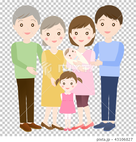家族　イラスト 43106827