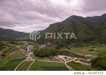 風景 田畑 空 43107172