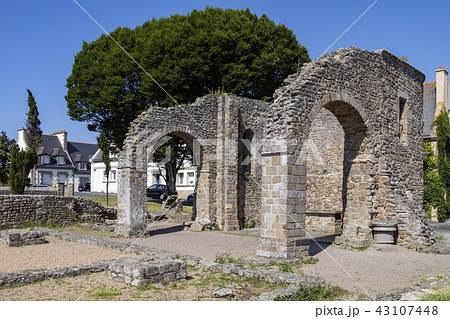 Roman ruins in St Malo - Brittany - France Roman ruins in St Malo - Brittany - France 43107448