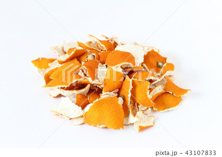 みかんの皮、天日干し、蜜柑の皮、乾燥、温州みかん 43107833
