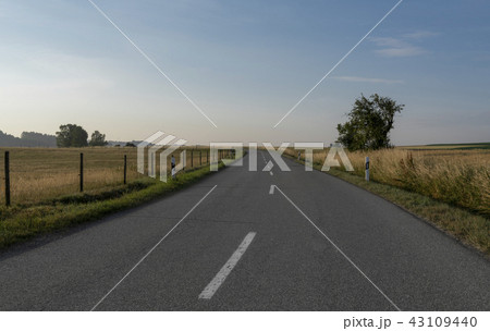 Countryside road near a german farm Countryside road near a german farm 43109440