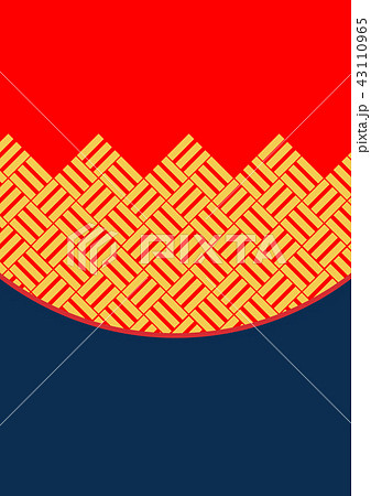 算木 金赤紺 イメージ 背景素材 のイラスト素材