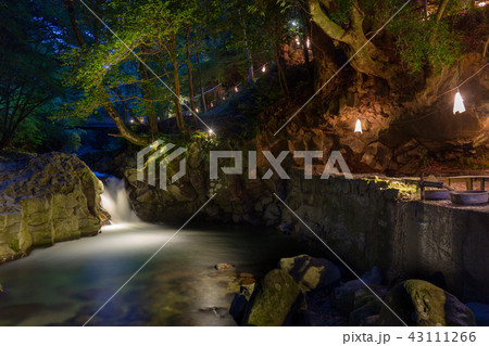 かに滝ライトアップ 43111266