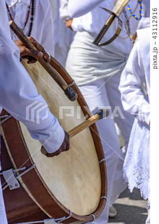 Brazilian ethnic drums in a brazilian folk party 43112916