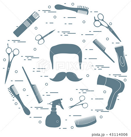 men hairstyles, beards and mustaches, hairdresser men hairstyles, beards and mustaches, hairdresser 43114006