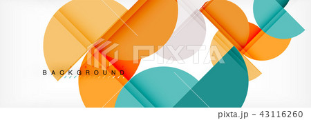 Circle modern geometrical abstract background illustration Circle modern geometrical abstract background illustration 43116260