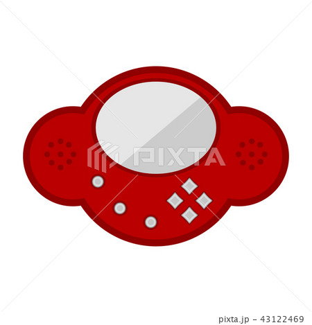 Isolated portable videogame console icon Isolated portable videogame console icon 43122469