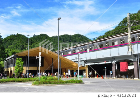 京王線高尾山口駅と駅前広場 43122621