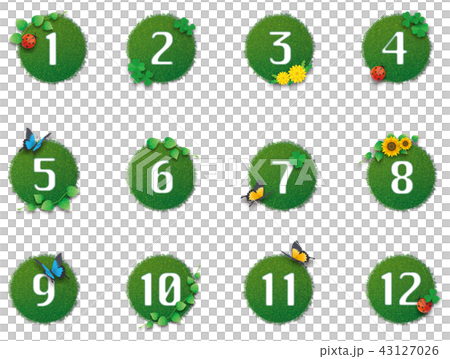 Green Numeral Natural Green Numeral Natural 43127026
