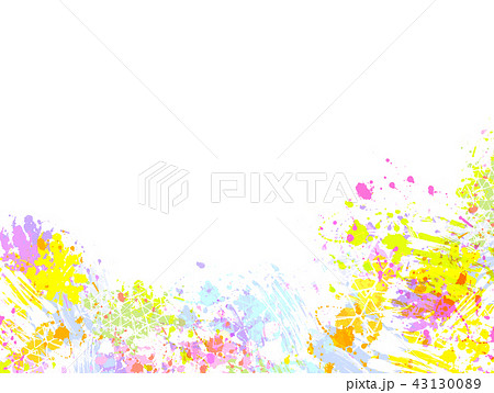 ブラシ　スパッタリング　背景素材 43130089