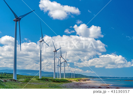 由利本荘の風力発電 由利本荘の風力発電 43130357