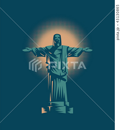 Medusa of the gorgon. Vector illustration. 43130865