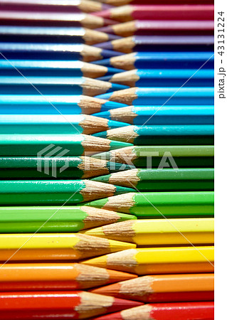 写真 色鉛筆 虹 43131224