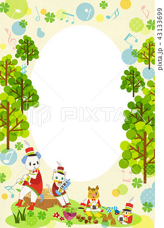 亥年用かわいい年賀状テンプレート 43133699