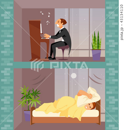 Noisy neighbor musician 43134110