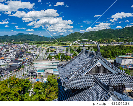 福知山城からの景色 福知山市街地 福知山城からの景色 福知山市街地 43134188